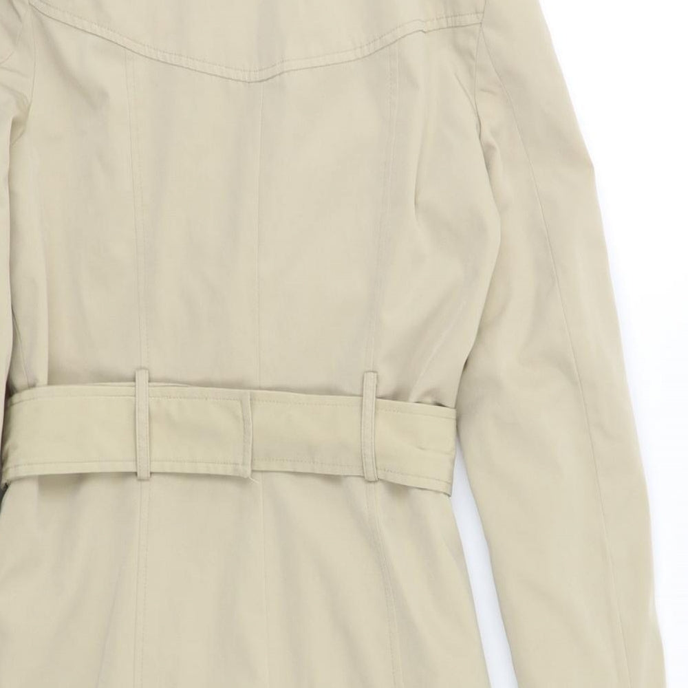 George Womens Beige   Overcoat Coat Size 10