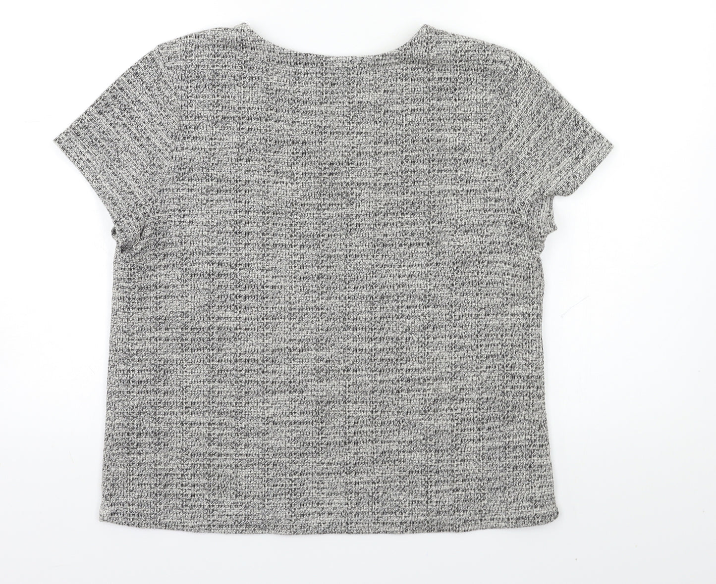 Primark Womens Grey   Basic Blouse Size 12
