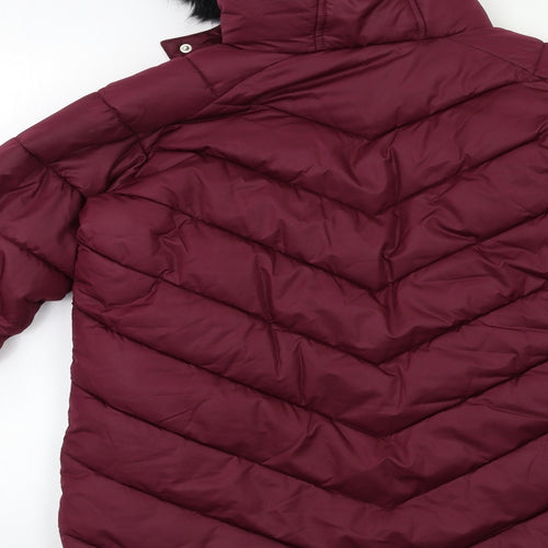 M&S Girls Purple   Puffer Jacket Jacket Size 12 Years