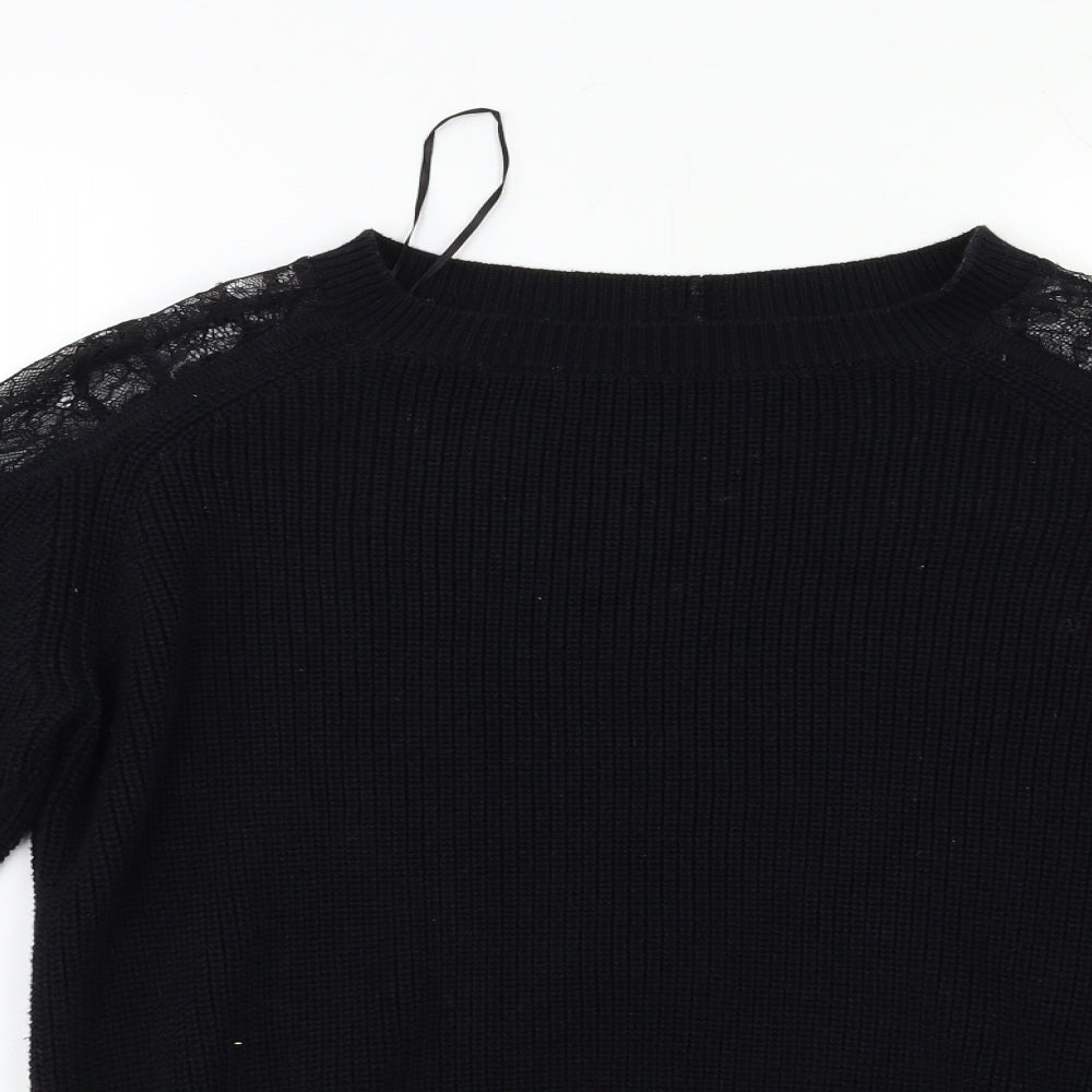 NEXT Womens Black   Pullover Jumper Size 14
