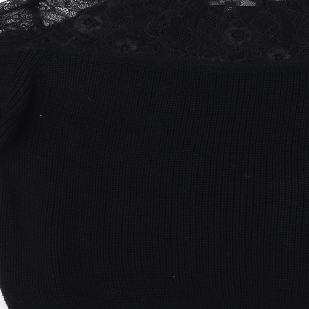 NEXT Womens Black   Pullover Jumper Size 14