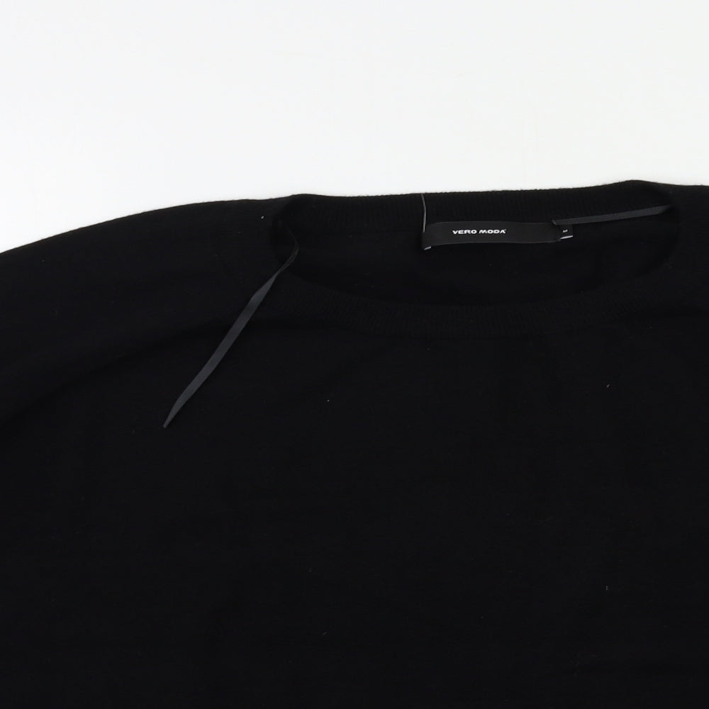 VERO MODA Womens Black   Pullover Jumper Size M