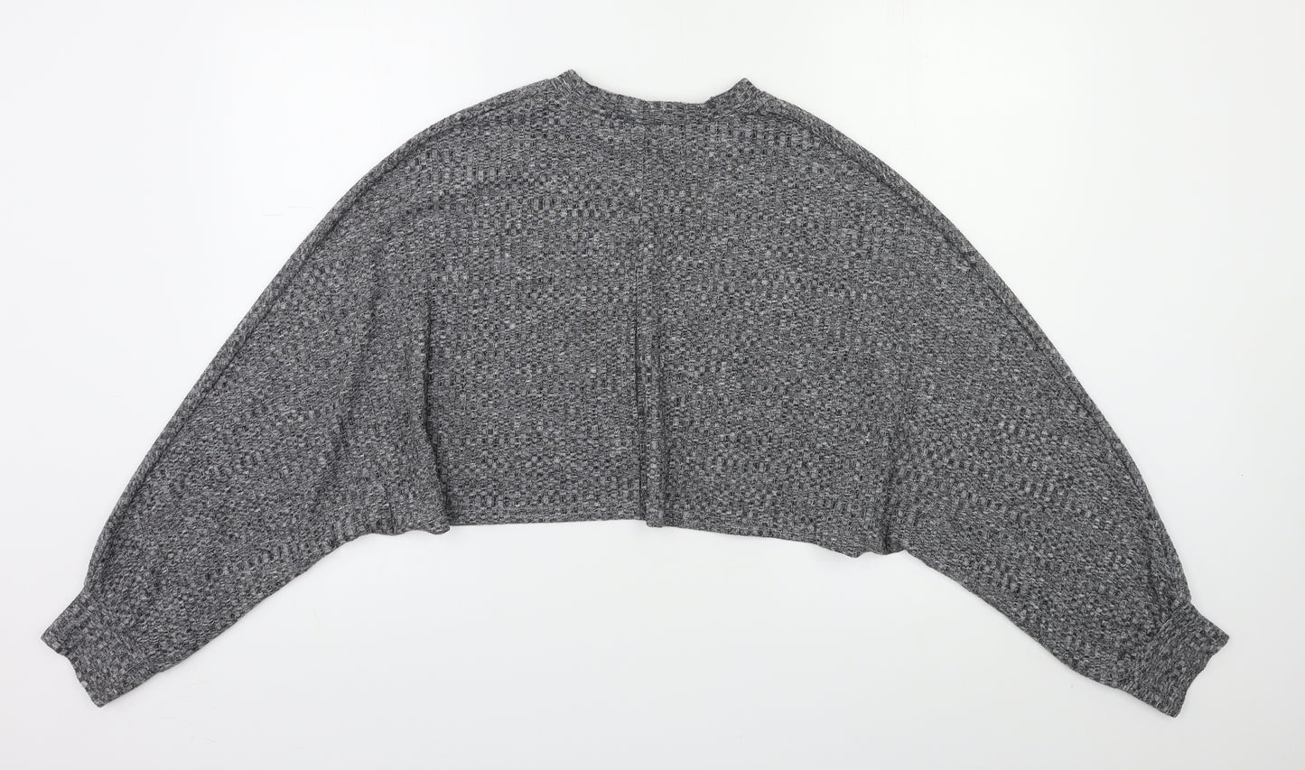 I SAW IT FIRST Womens Grey   Shrug Jumper Size L