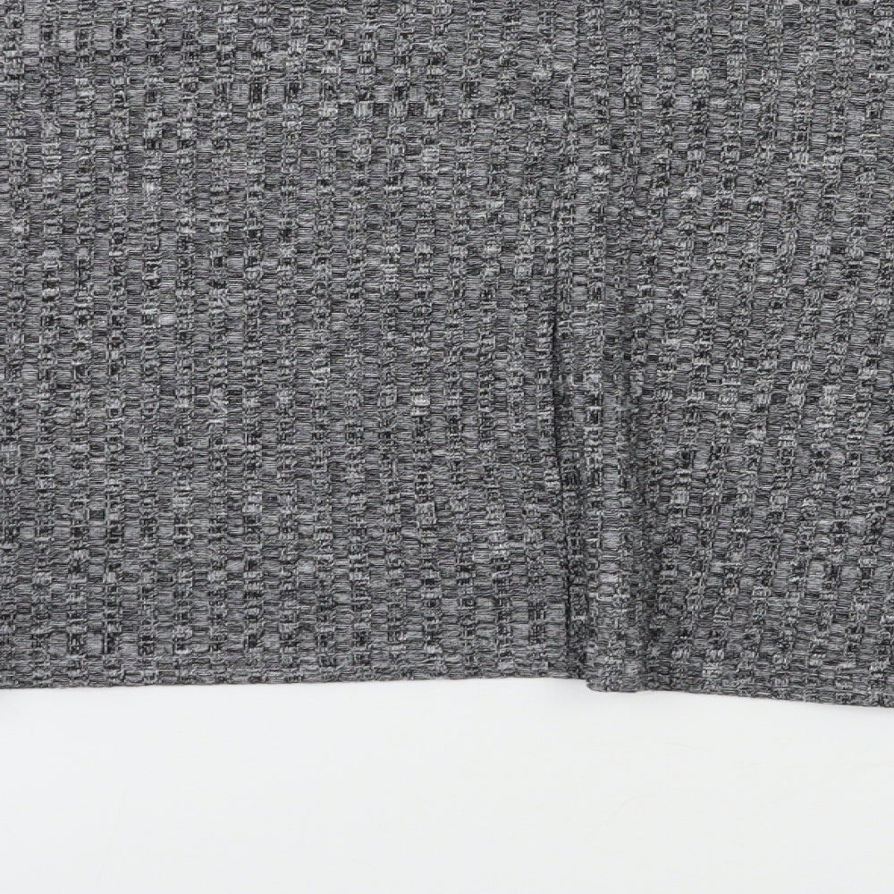 I SAW IT FIRST Womens Grey   Shrug Jumper Size L