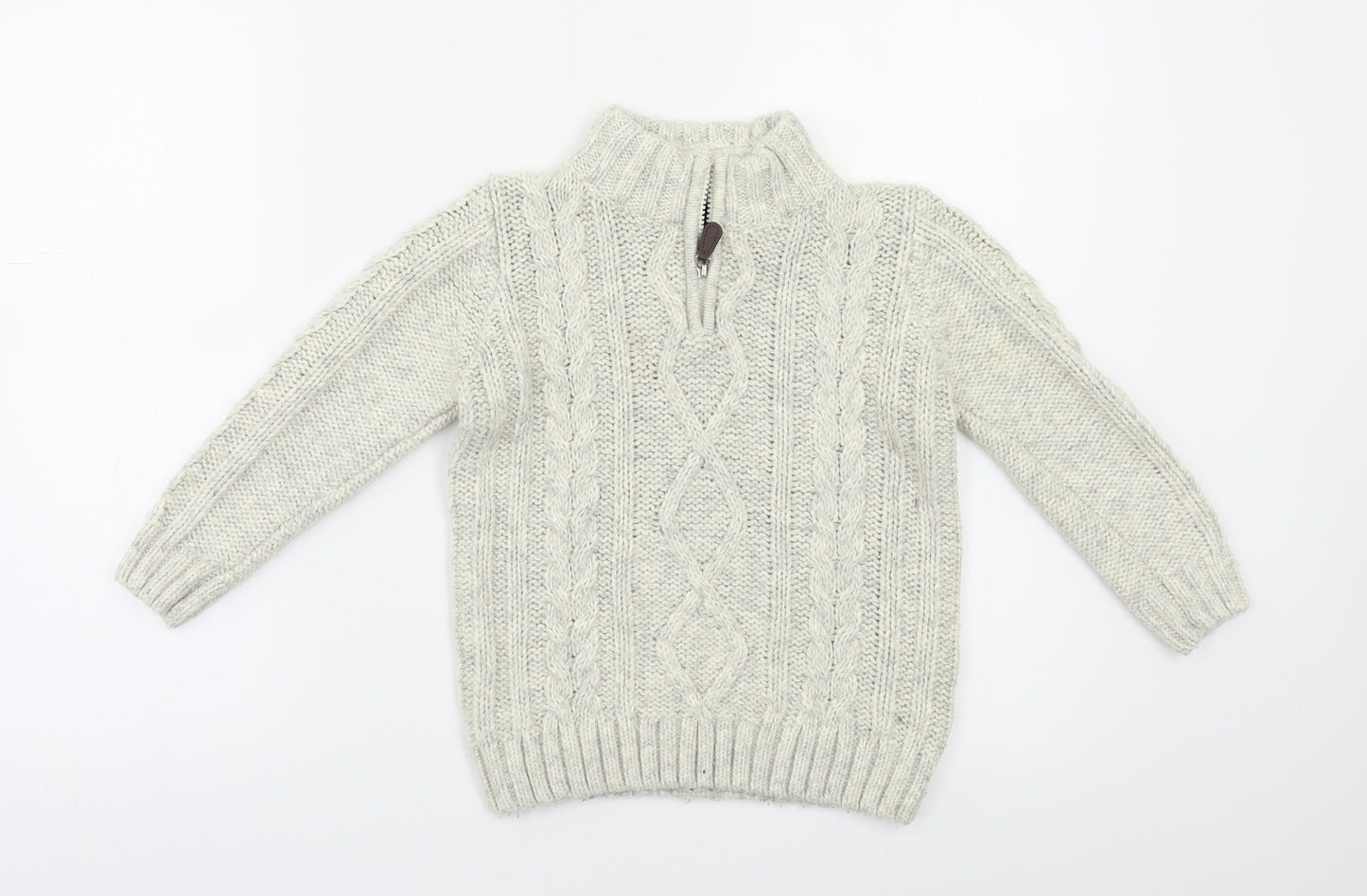 Matalan Boys Beige   Pullover Jumper Size 6 Years