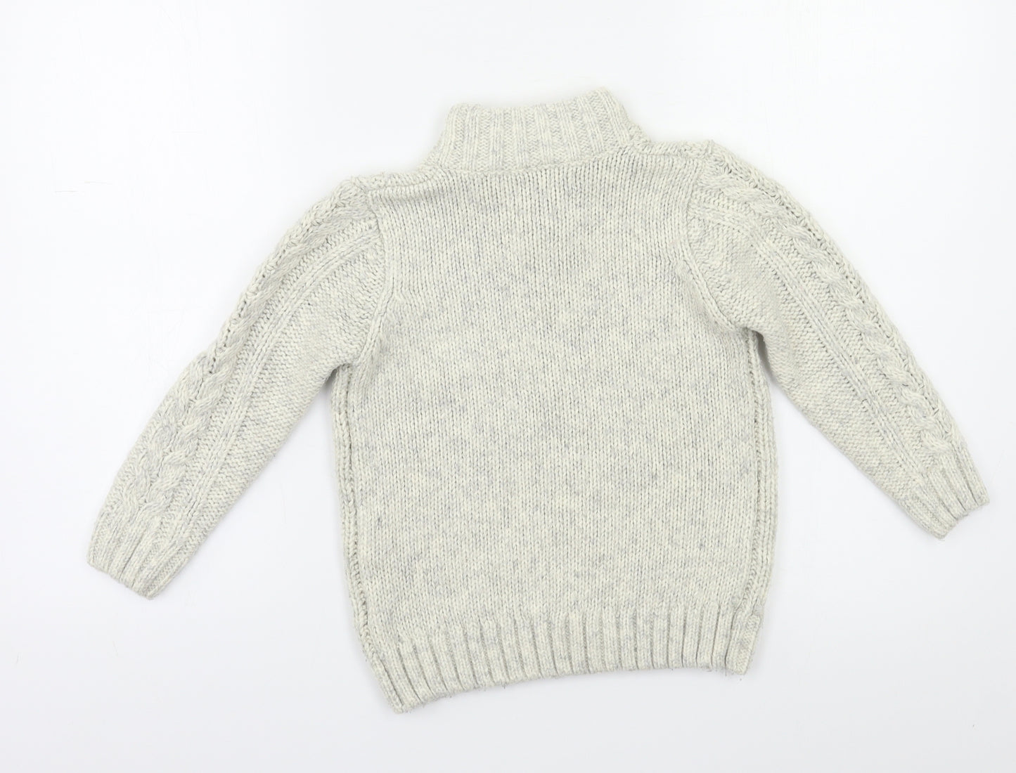 Matalan Boys Beige   Pullover Jumper Size 6 Years
