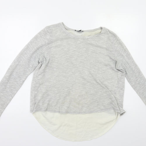 New Look Womens Grey   Pullover Jumper Size 10