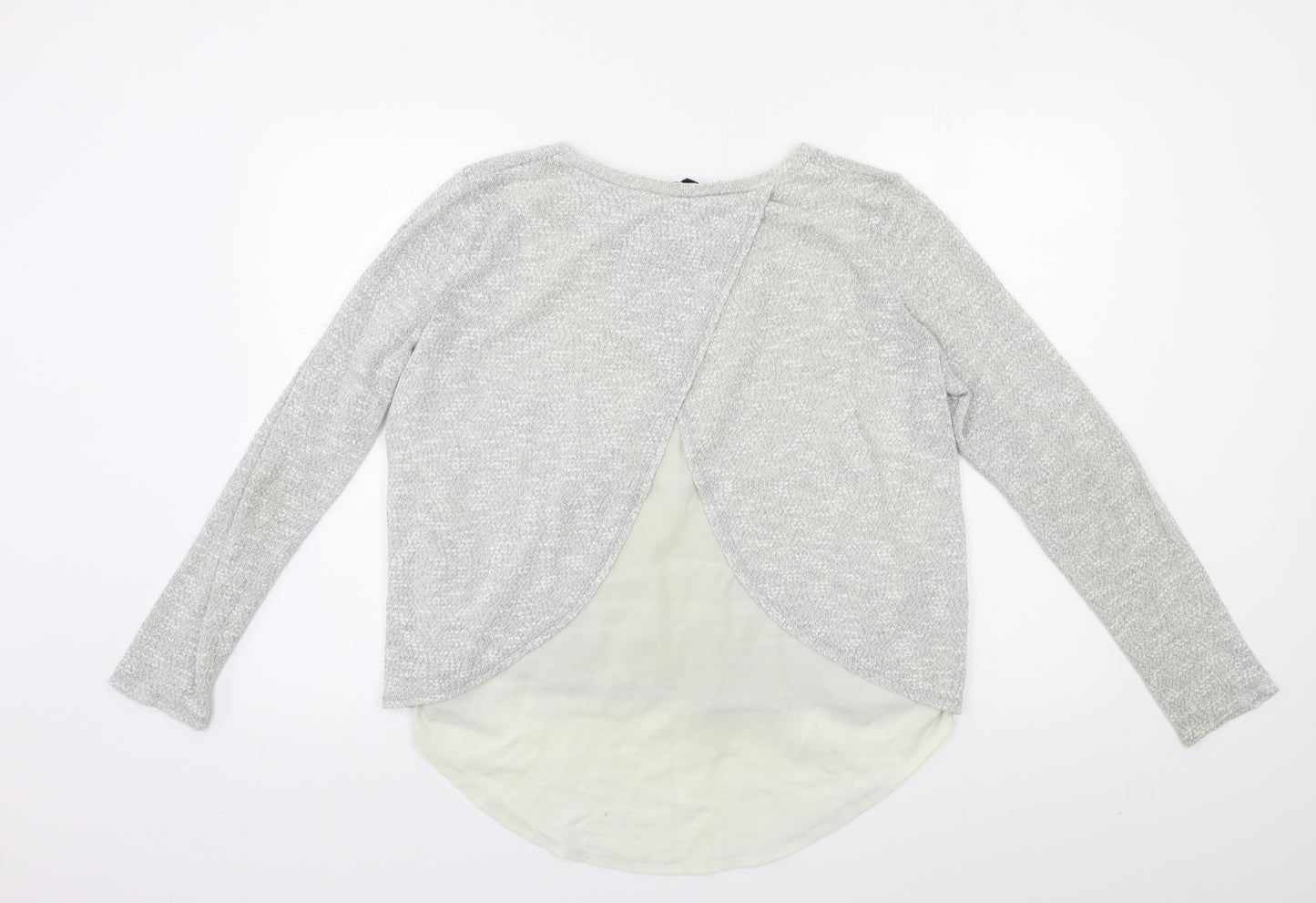 New Look Womens Grey   Pullover Jumper Size 10
