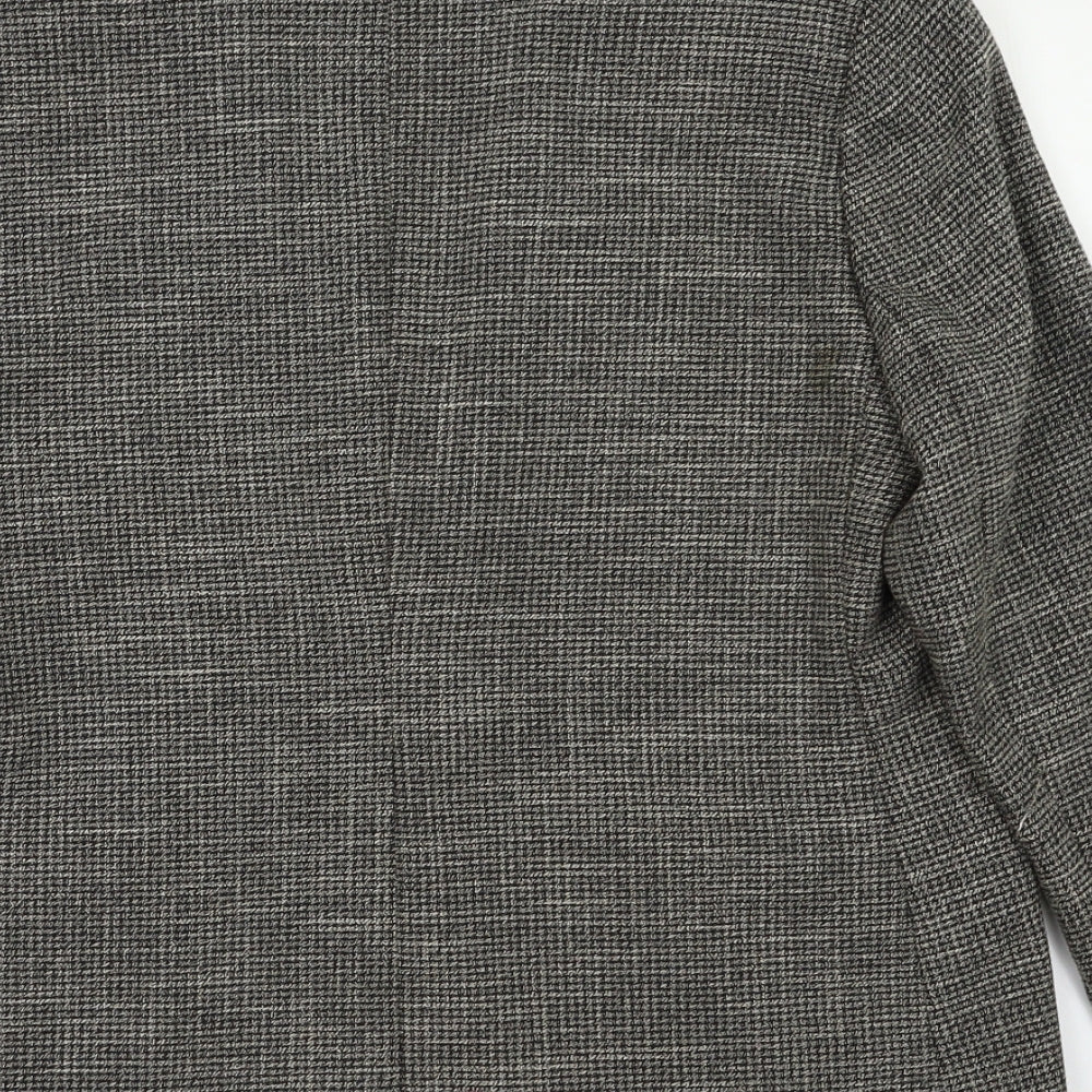 NEXT Womens Grey Check  Jacket Blazer Size 12