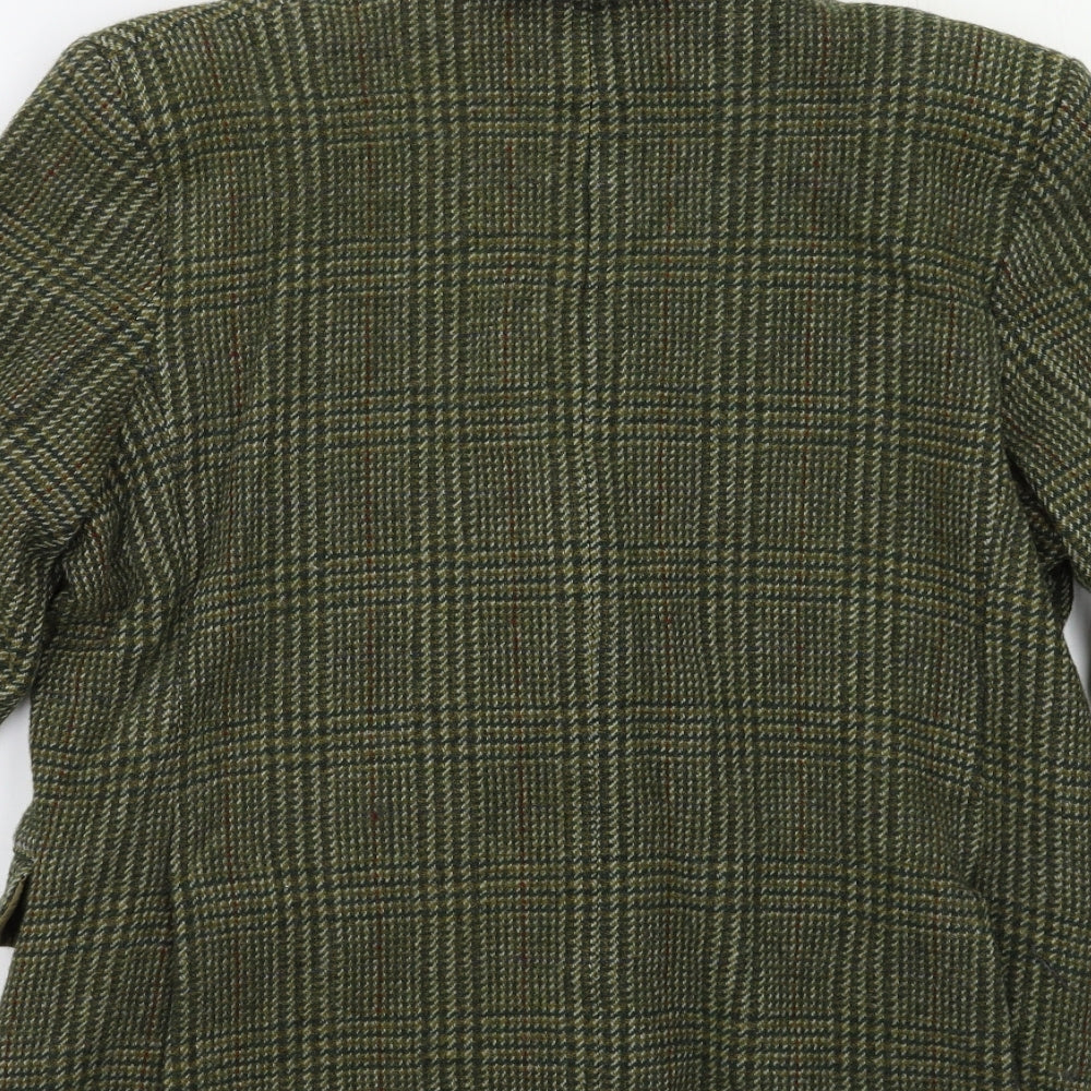 Daks  Womens Green Check  Jacket Blazer Size 20