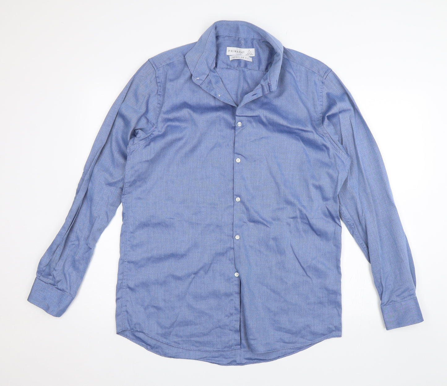 Primark Mens Blue    Dress Shirt Size 16