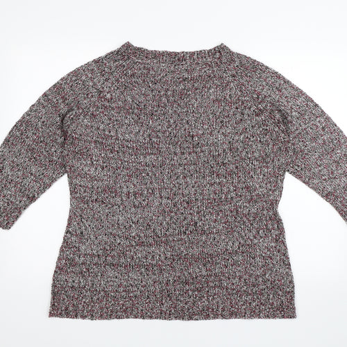 Original Knitwear Womens Grey   Pullover Jumper Size XL