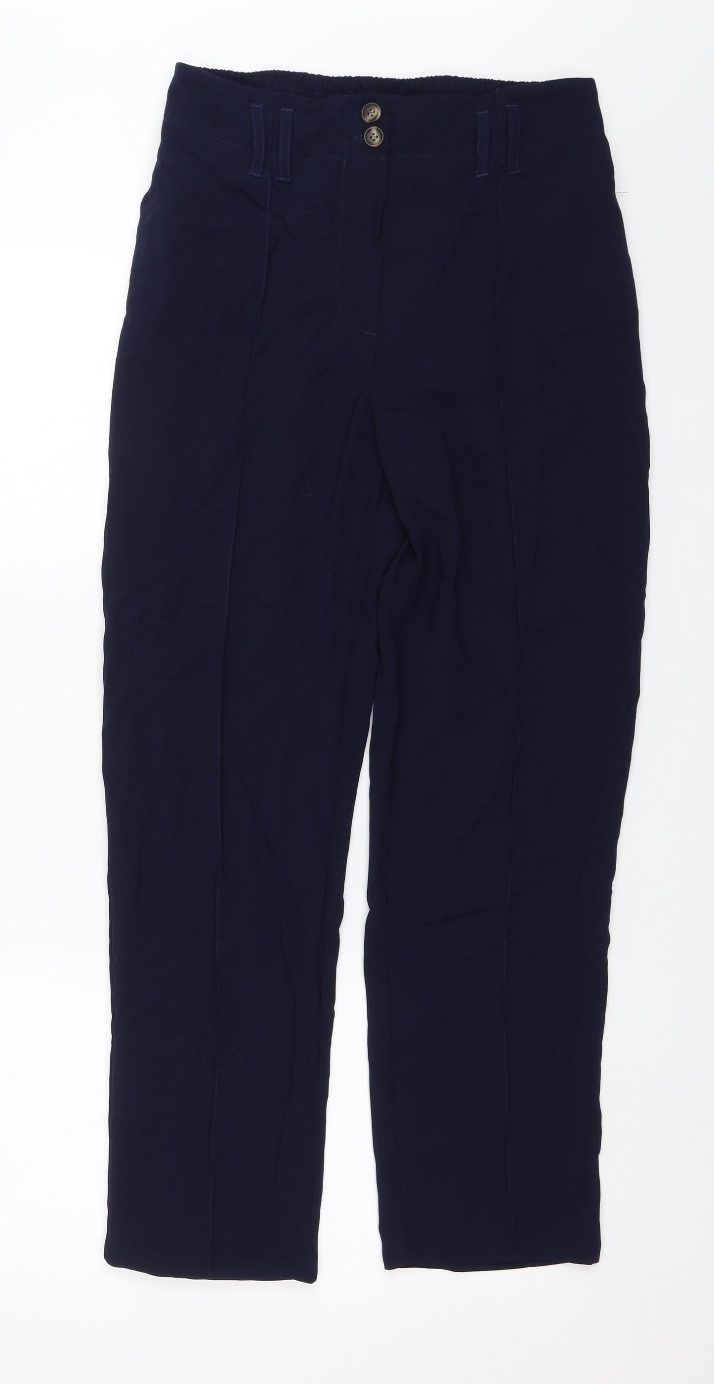 Dorothy Perkins Womens Blue   Trousers  Size 10 L27 in