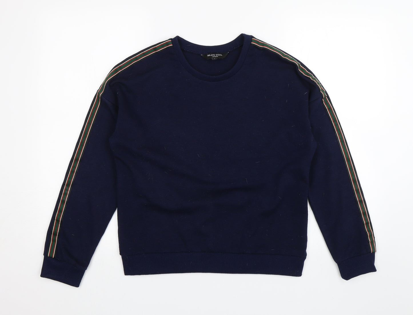 Brave Soul Womens Blue   Pullover Jumper Size S