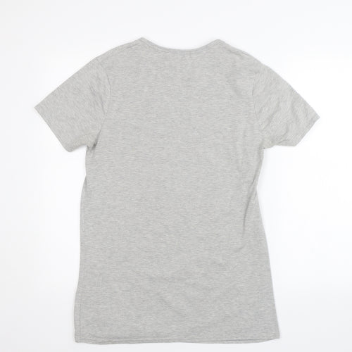 Parisian Womens Grey   Basic T-Shirt Size S  - ma vie aime mon amour