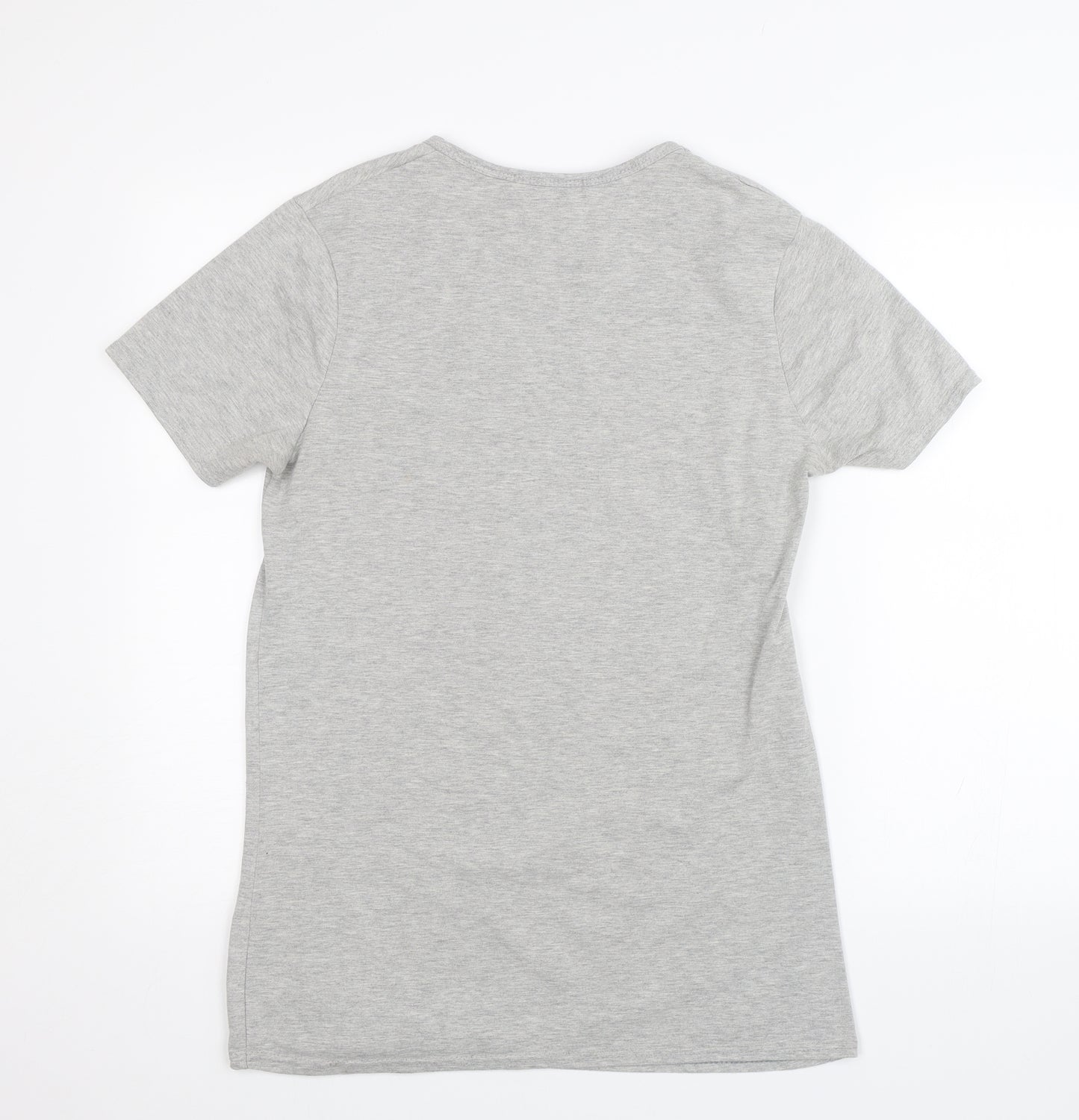 Parisian Womens Grey   Basic T-Shirt Size S  - ma vie aime mon amour