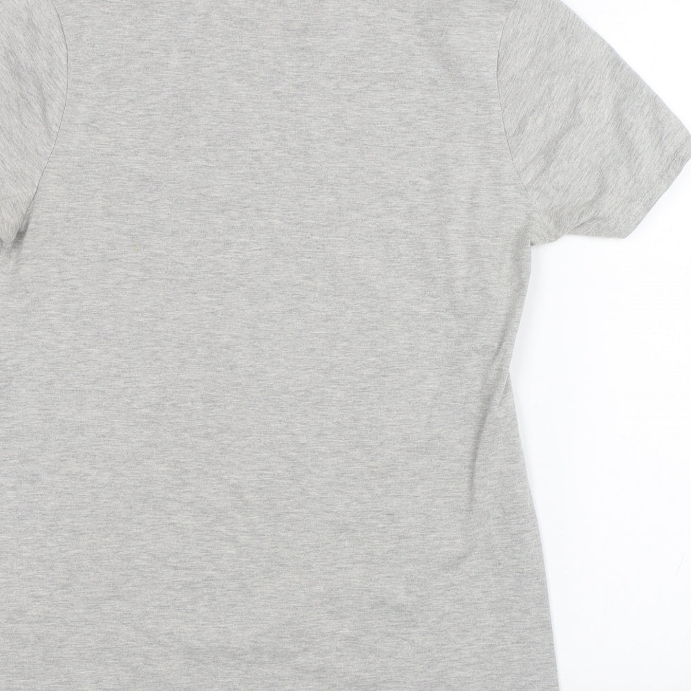 Parisian Womens Grey   Basic T-Shirt Size S  - ma vie aime mon amour