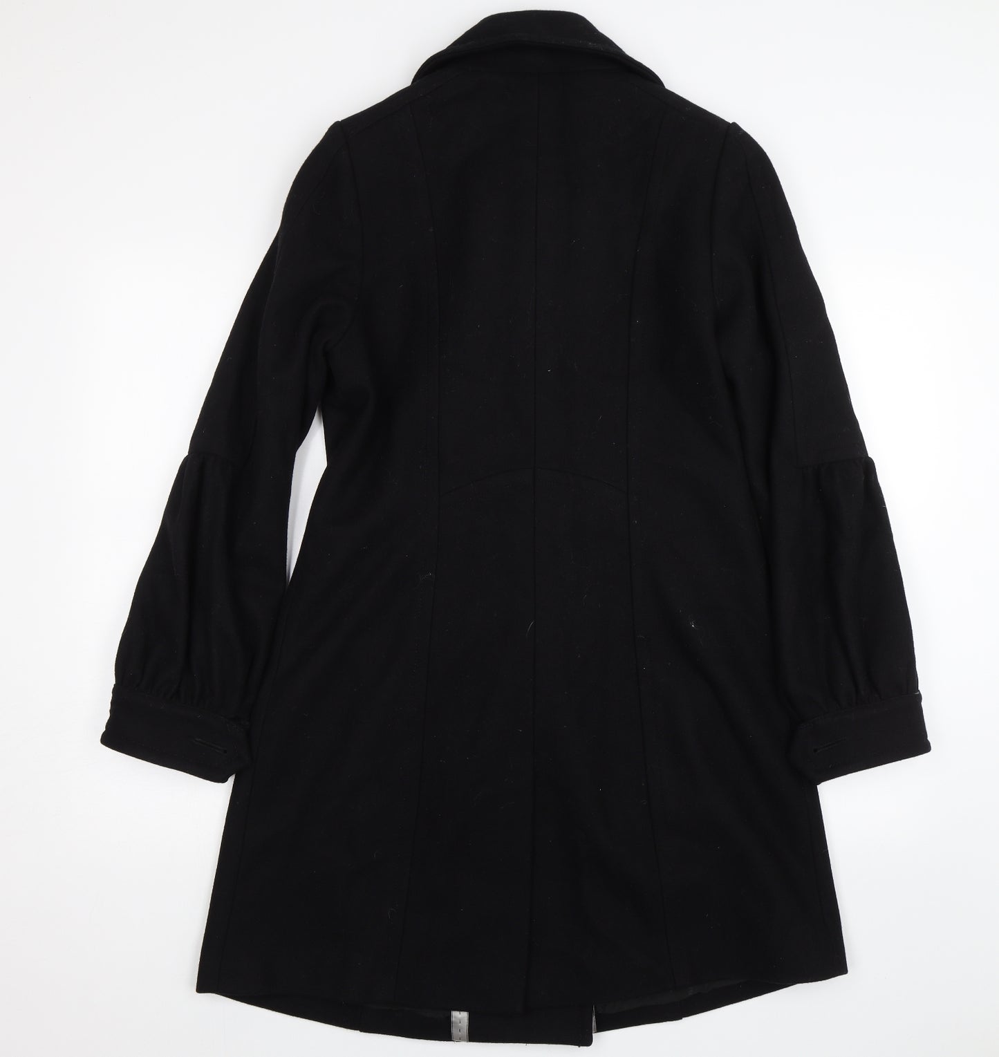 Gaia Rossi Womens Black   Pea Coat Jacket Size 14