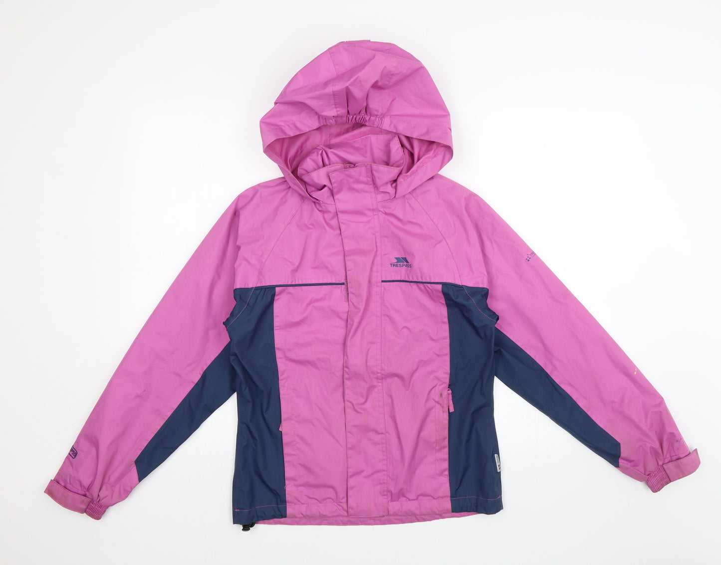Trespass Girls Pink   Rain Coat Jacket Size 11-12 Years