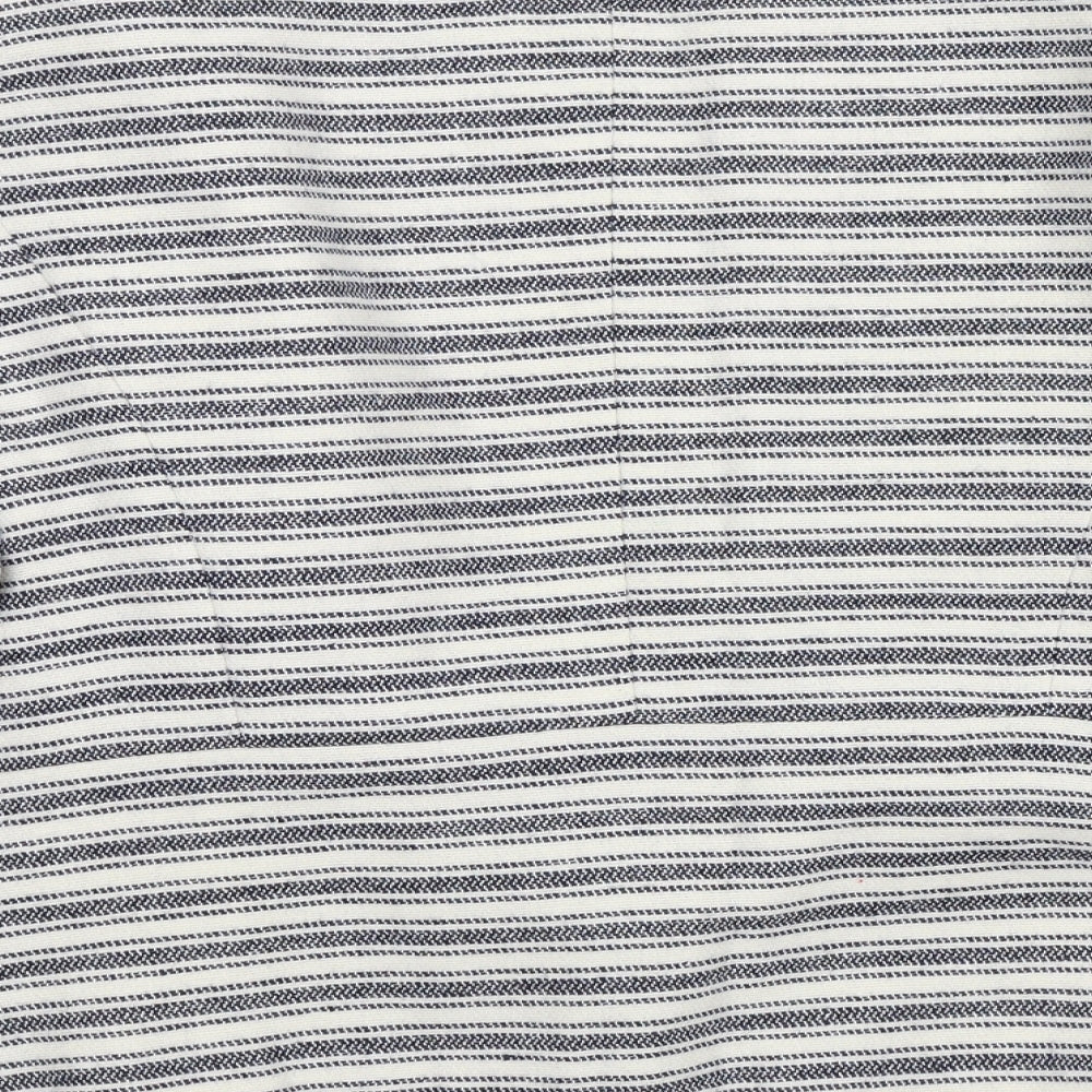 Only Womens Blue Striped  Jacket  Size 12