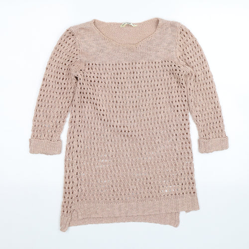 Matalan Girls Pink   Pullover Jumper Size 12-13 Years