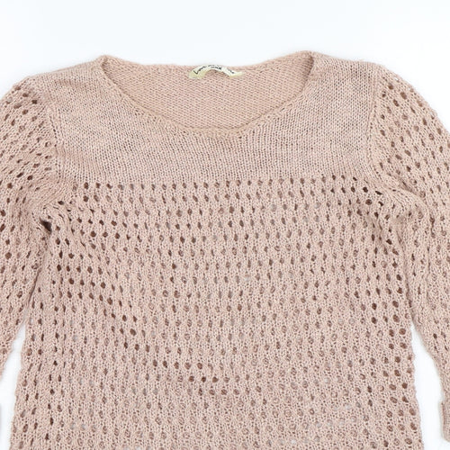 Matalan Girls Pink   Pullover Jumper Size 12-13 Years