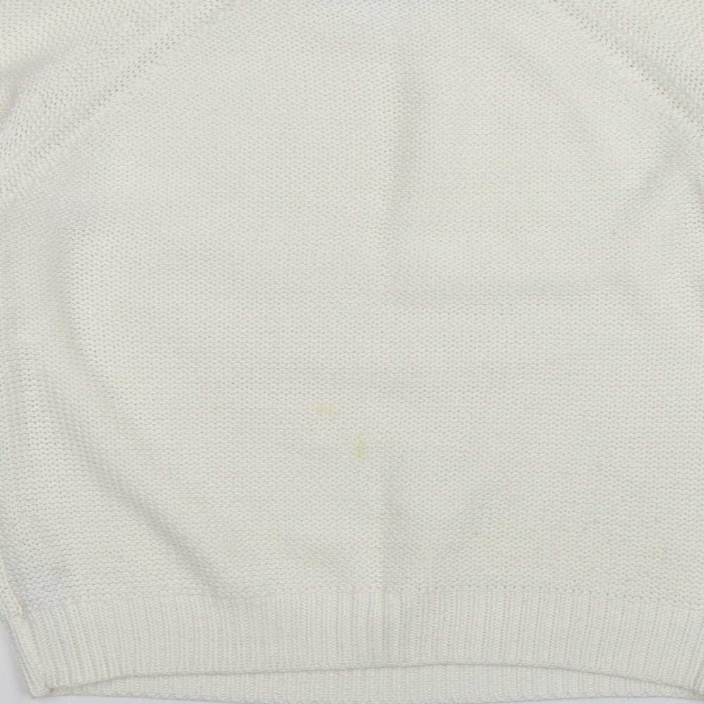 New Look Girls White   Pullover Jumper Size 14-15 Years