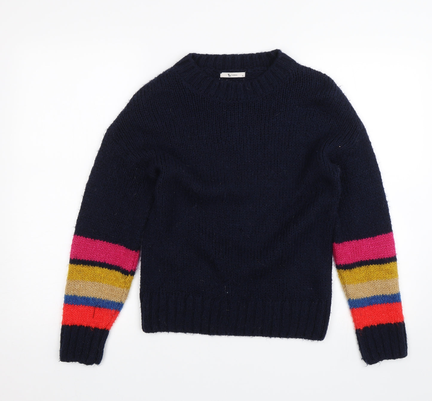 TU Womens Blue   Pullover Jumper Size 10