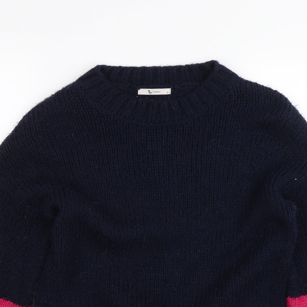 TU Womens Blue   Pullover Jumper Size 10