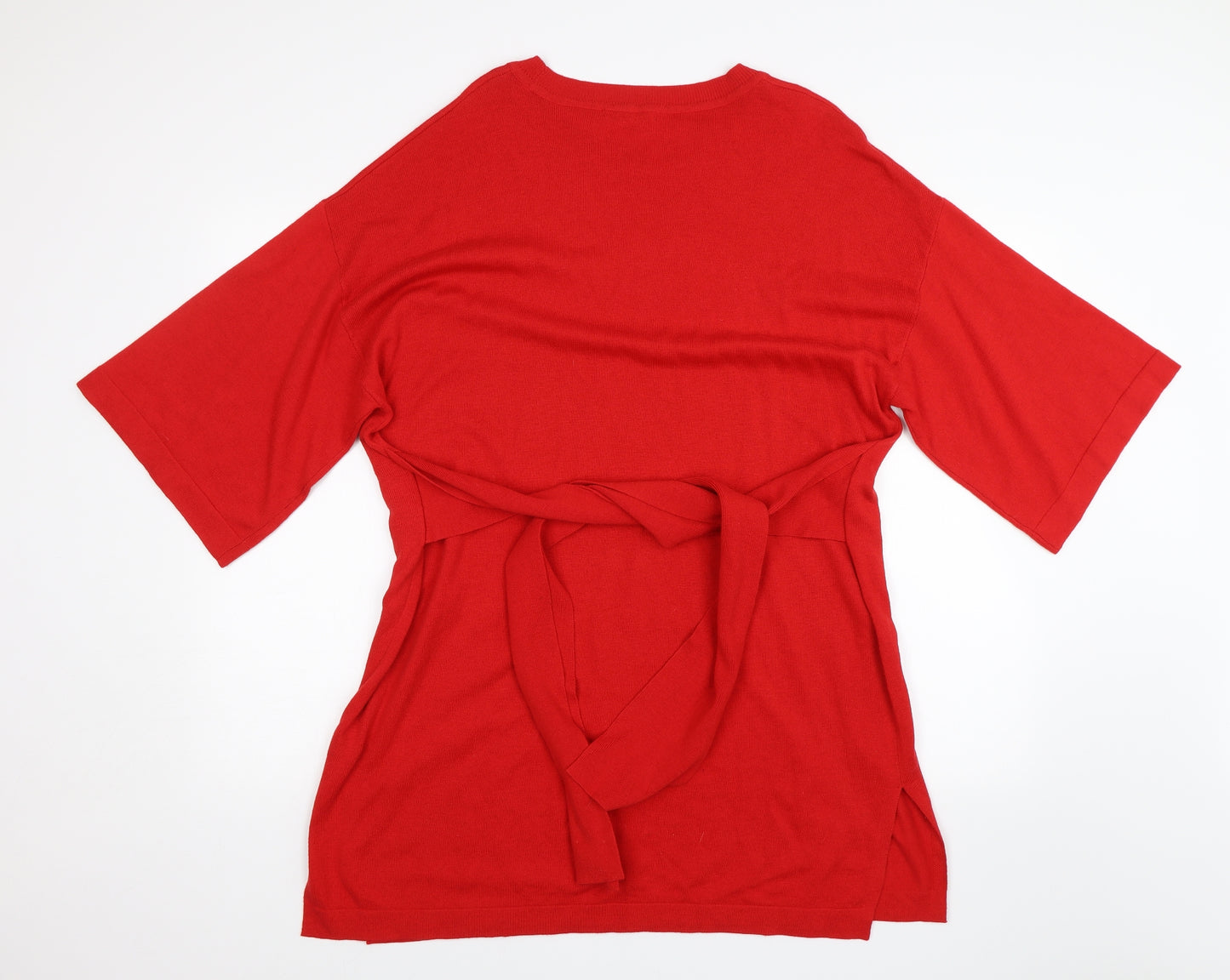 TU Womens Red   Pullover Jumper Size 18