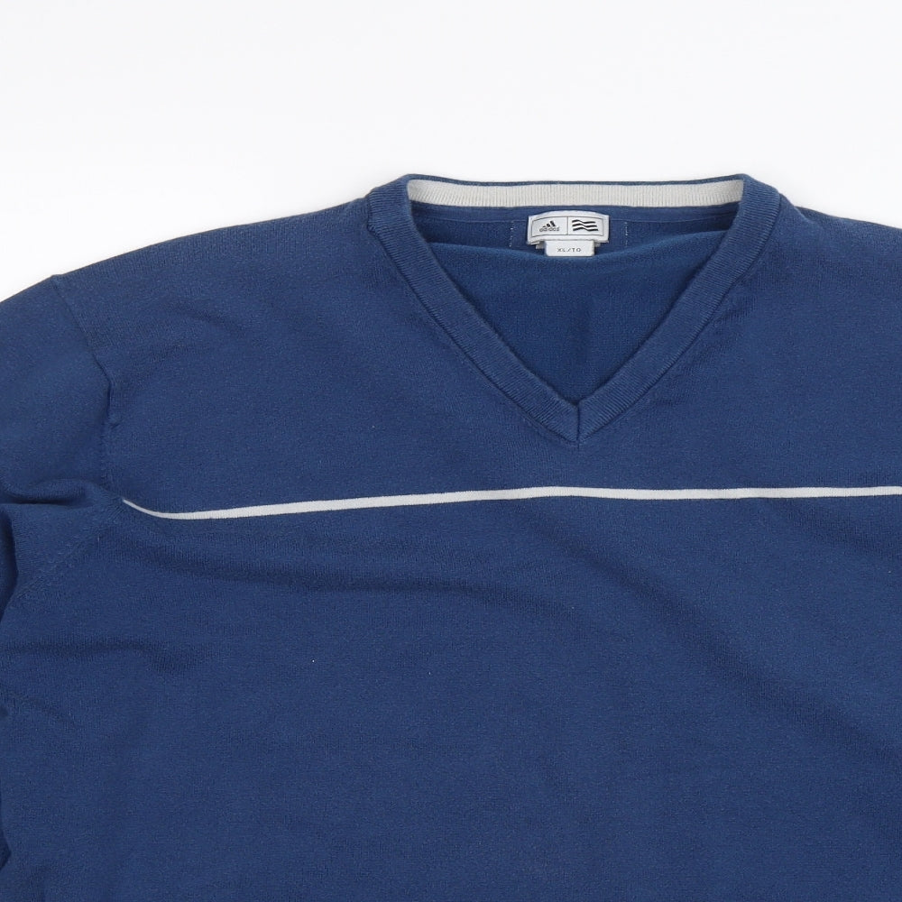 adidas Mens Blue   Pullover Jumper Size XL  - Turnberry
