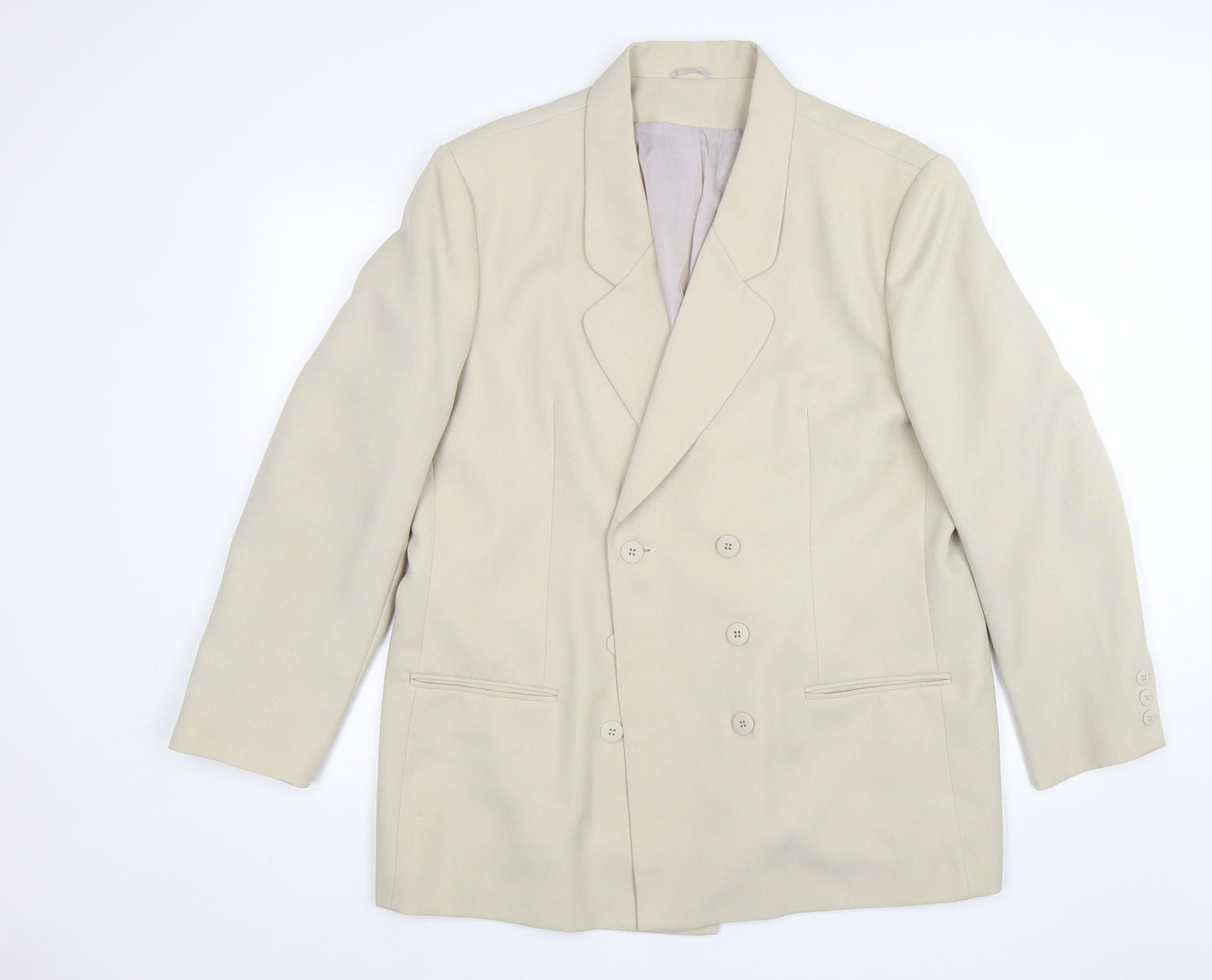 Classic Women Womens Beige   Jacket Blazer Size 20