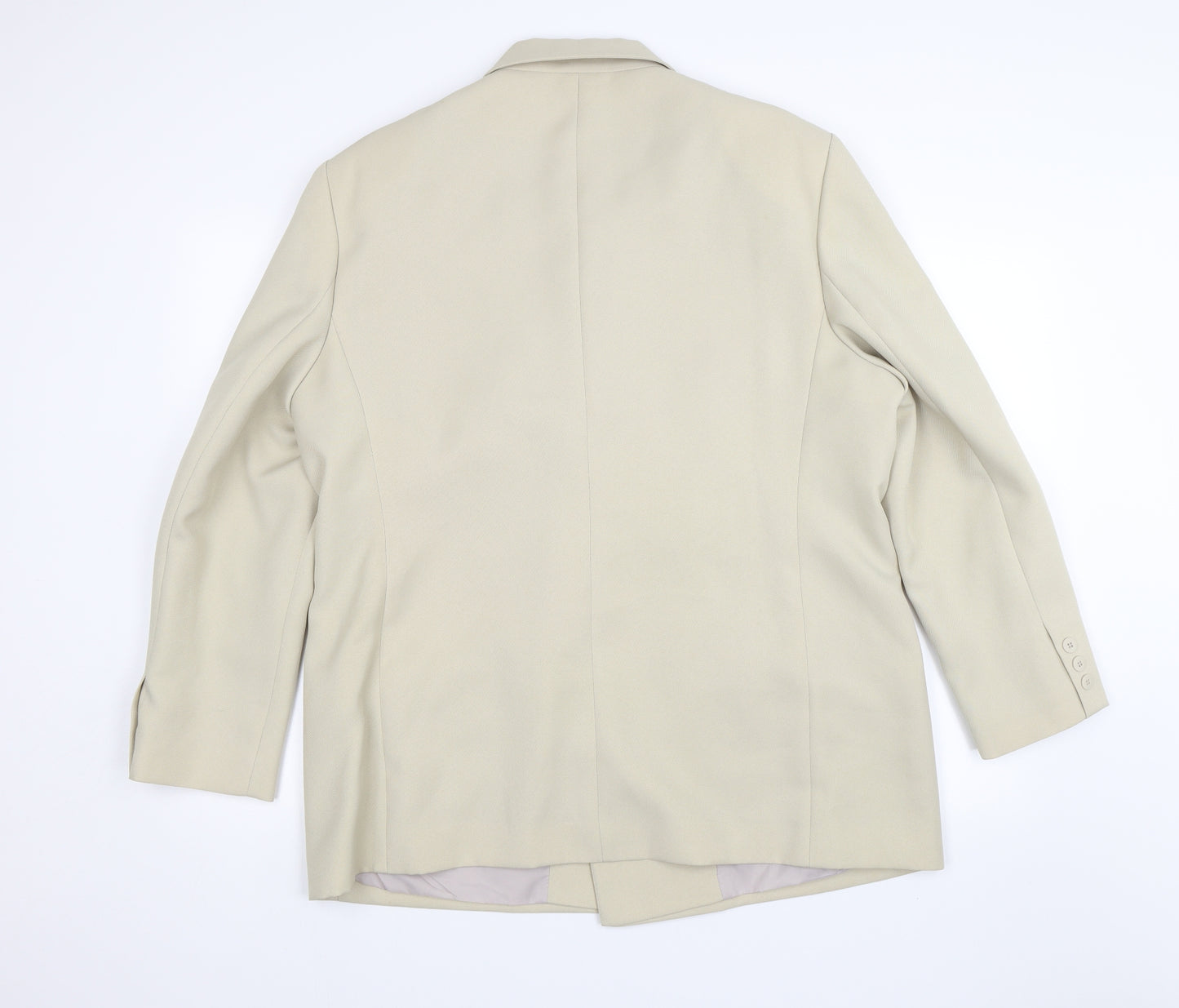 Classic Women Womens Beige   Jacket Blazer Size 20