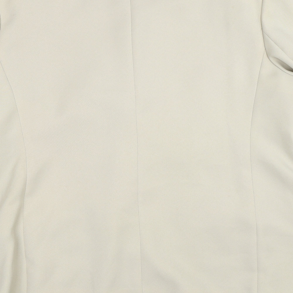 Classic Women Womens Beige   Jacket Blazer Size 20