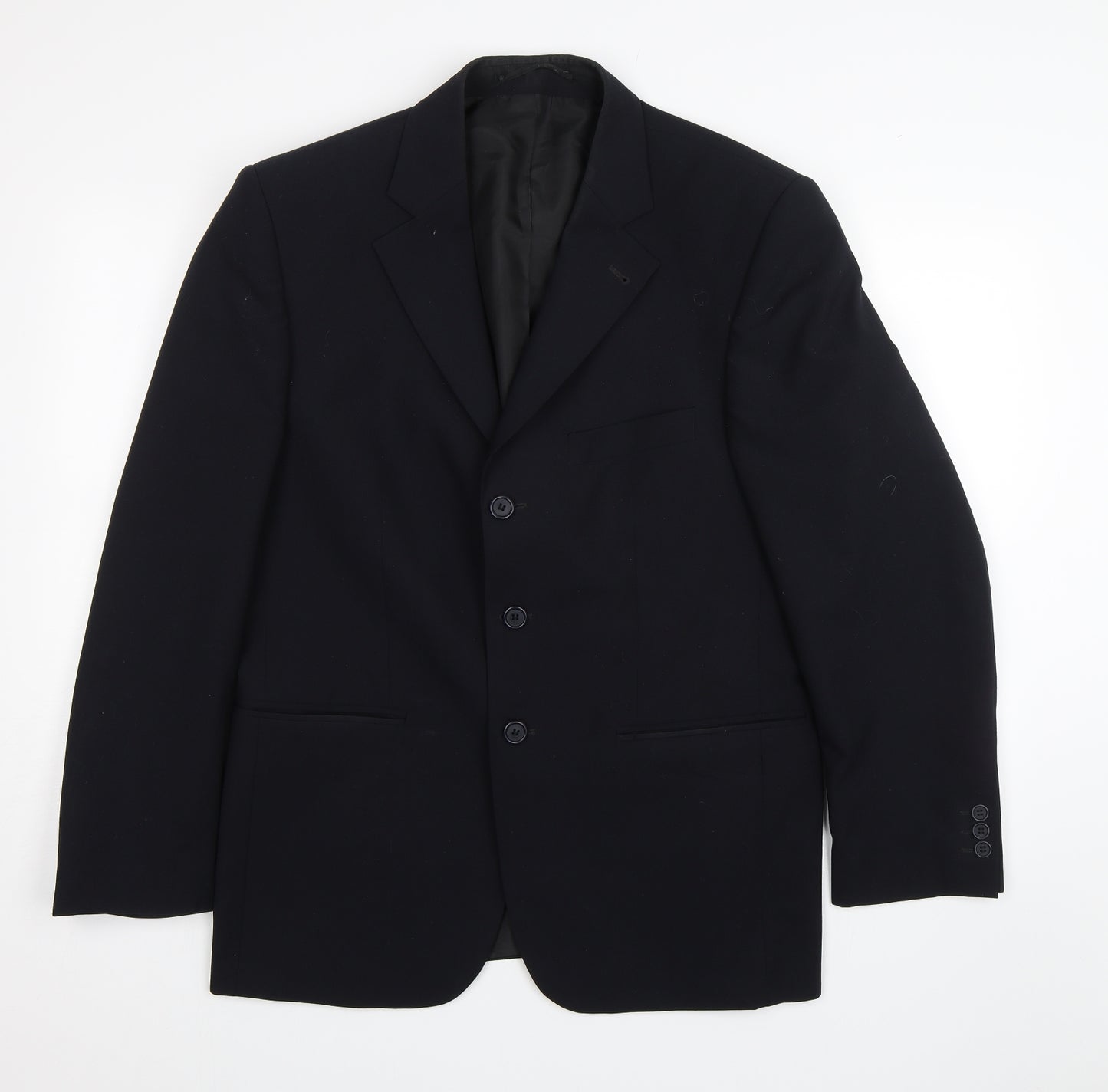 George Mens Black   Jacket Blazer Size 38
