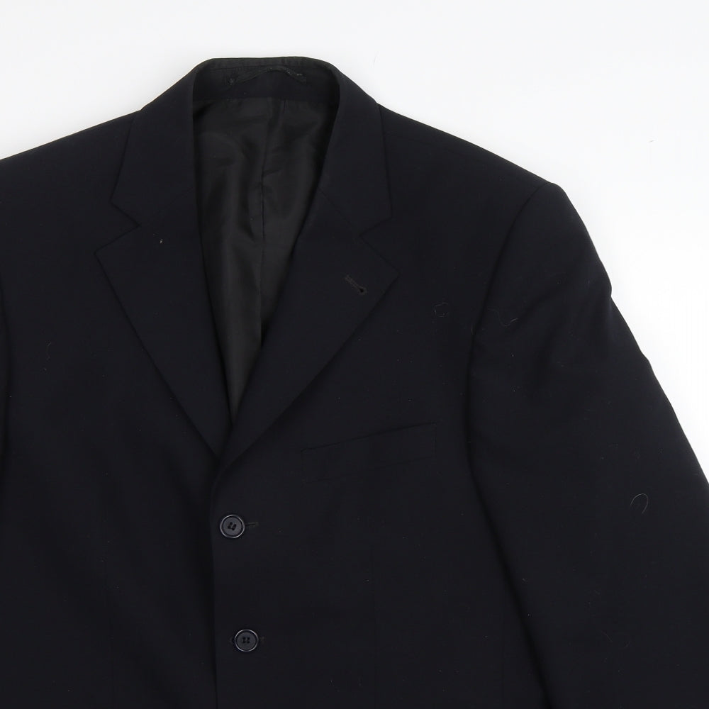George Mens Black   Jacket Blazer Size 38