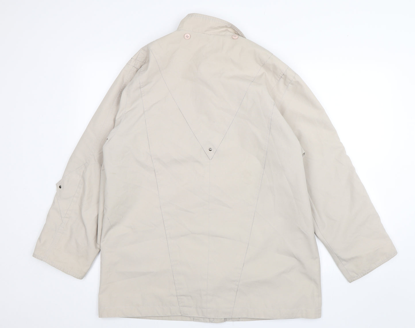 Niccolini Womens Ivory   Overcoat Jacket Size 10