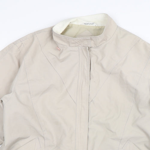 Niccolini Womens Ivory   Overcoat Jacket Size 10