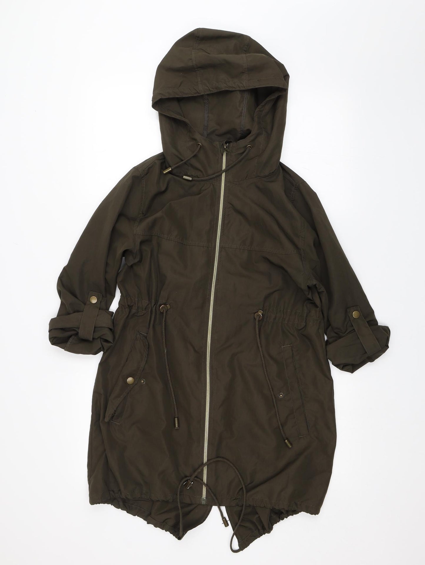 Parka in a Pocket Womens Green   Parka Jacket Size S