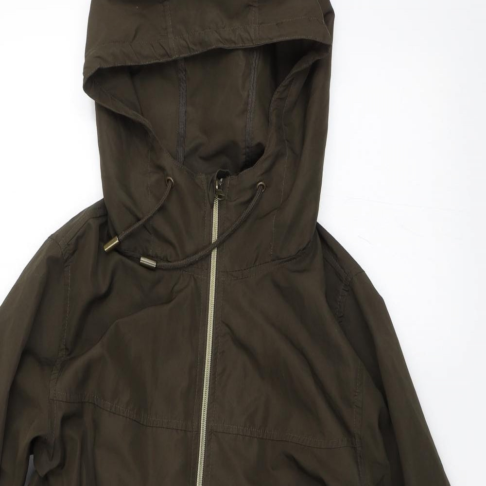 Parka in a Pocket Womens Green   Parka Jacket Size S