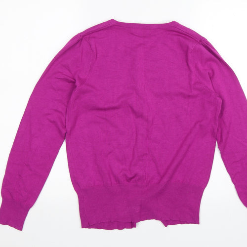 Marks and Spencer Womens Purple   Cardigan Jumper Size 12