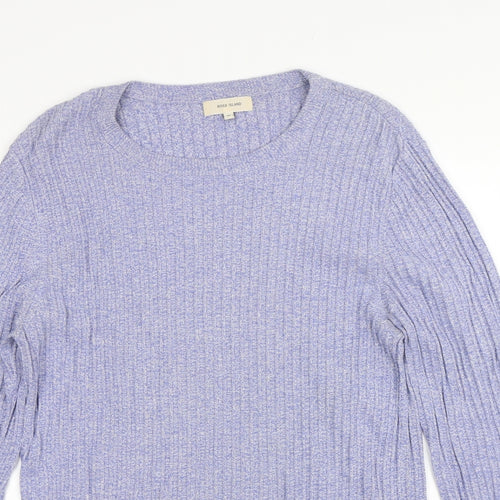 River Island Womens Blue   Pullover Jumper Size M