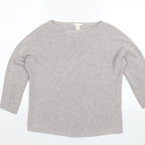 H&M Womens Grey   Pullover Jumper Size S