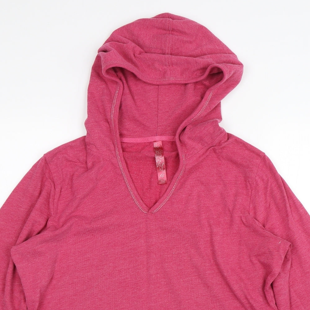 TU Womens Pink   Pullover Hoodie Size 14