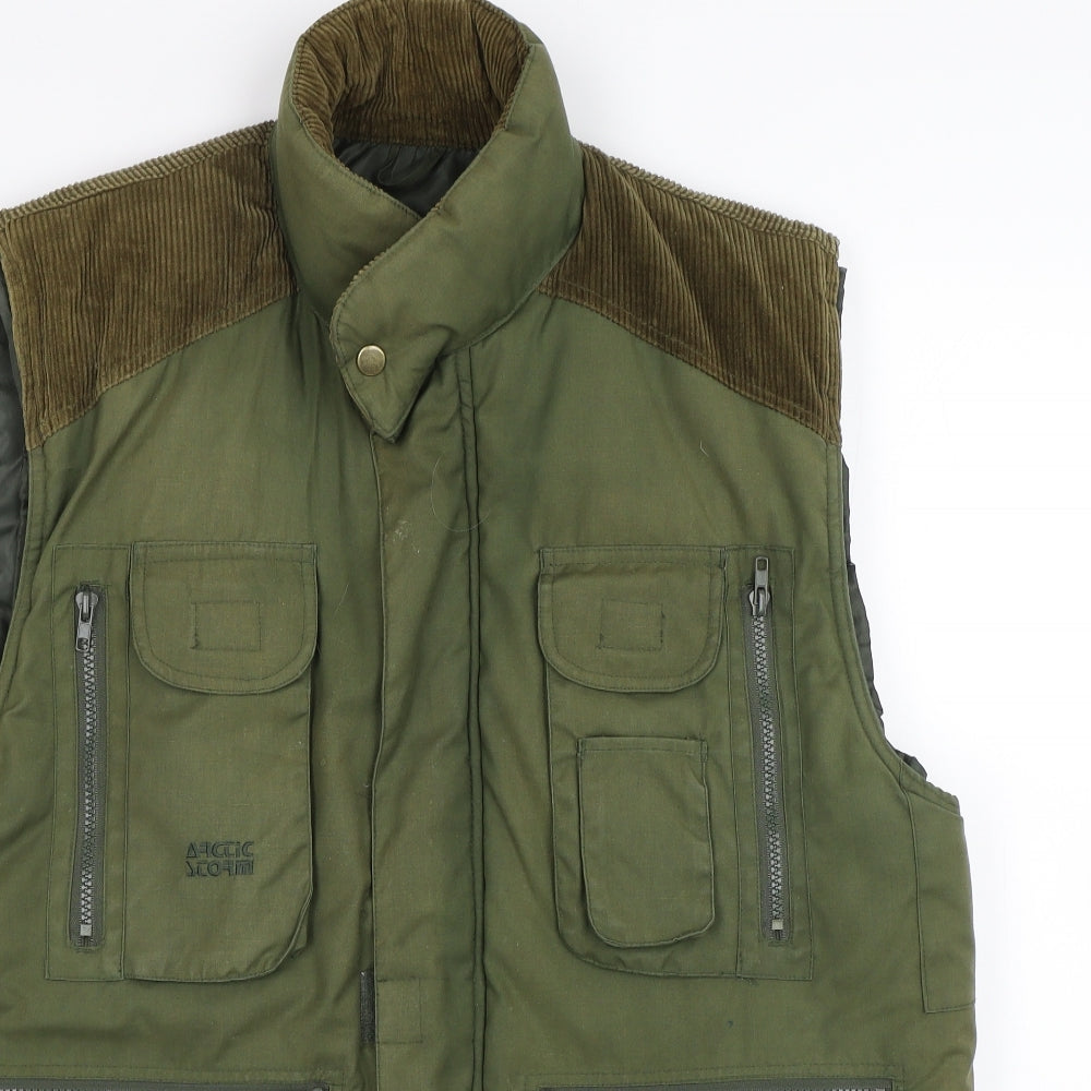Arctic Storm Mens Green   Gilet Jacket Size M