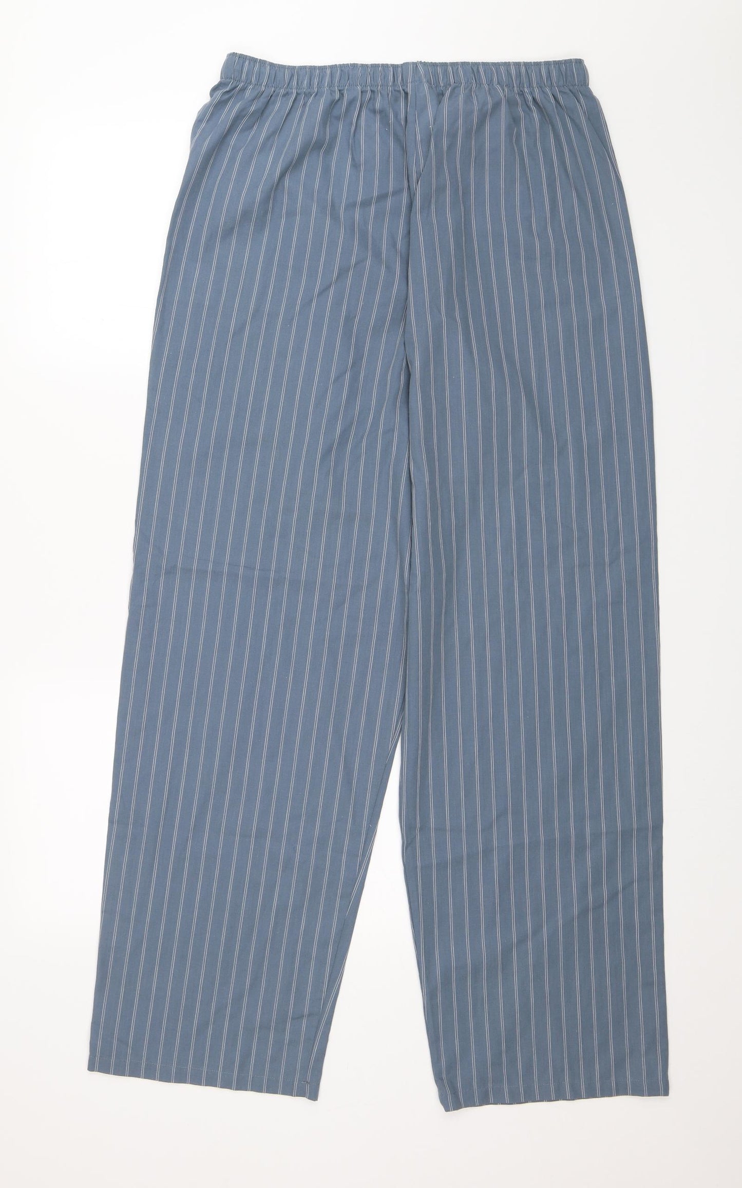 F&F Mens Blue Striped   Pyjama Pants Size L