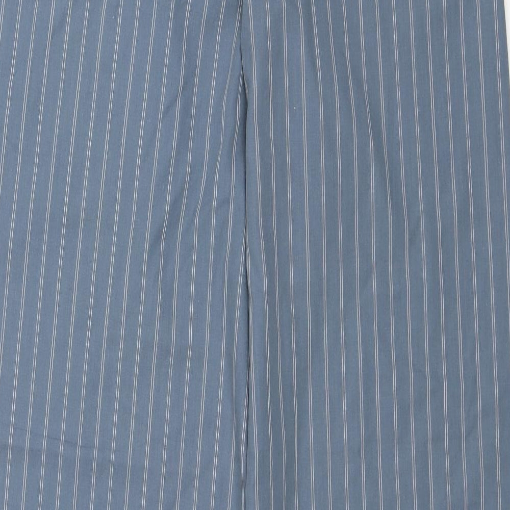 F&F Mens Blue Striped   Pyjama Pants Size L
