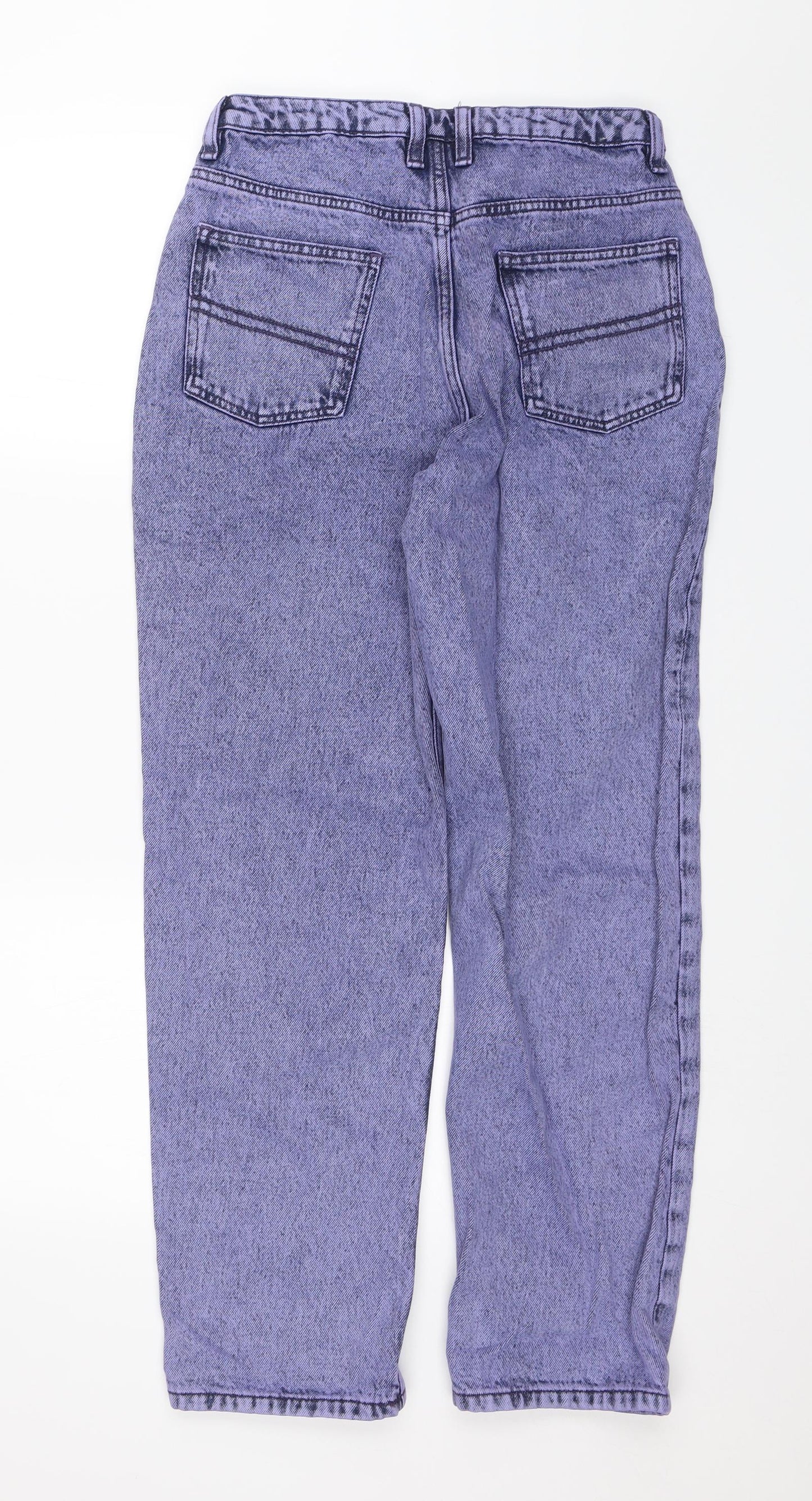 COLLUSION Womens Blue   Mom Jeans Size 28 in L28 in