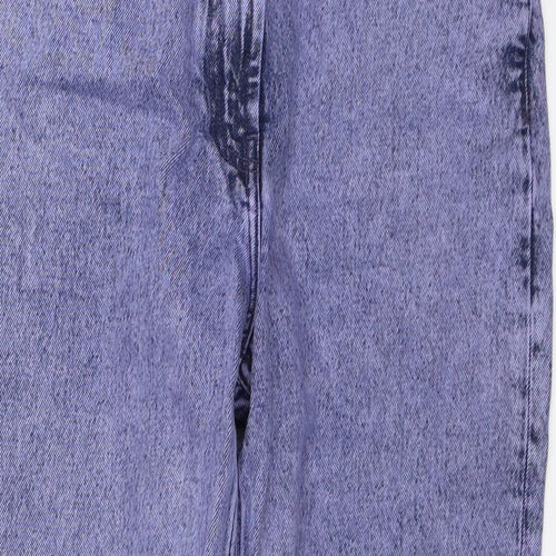 COLLUSION Womens Blue   Mom Jeans Size 28 in L28 in