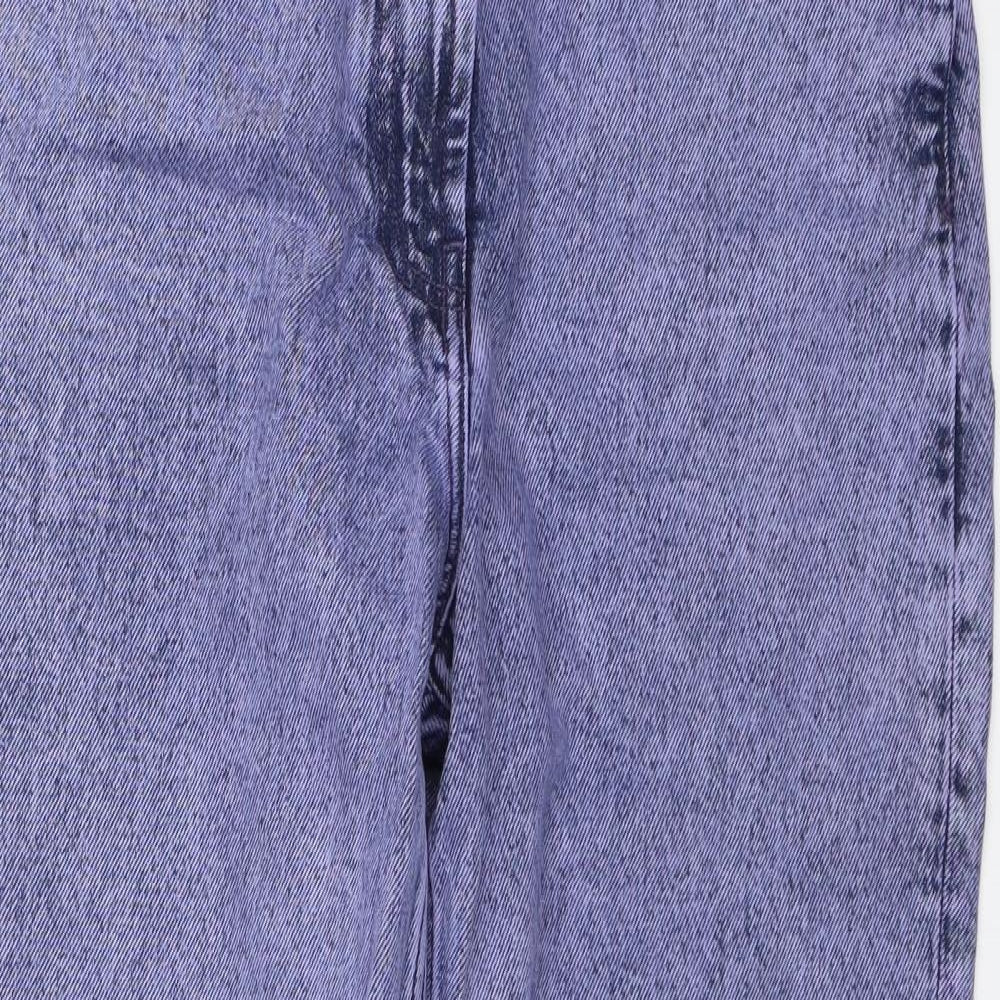 COLLUSION Womens Blue   Mom Jeans Size 28 in L28 in